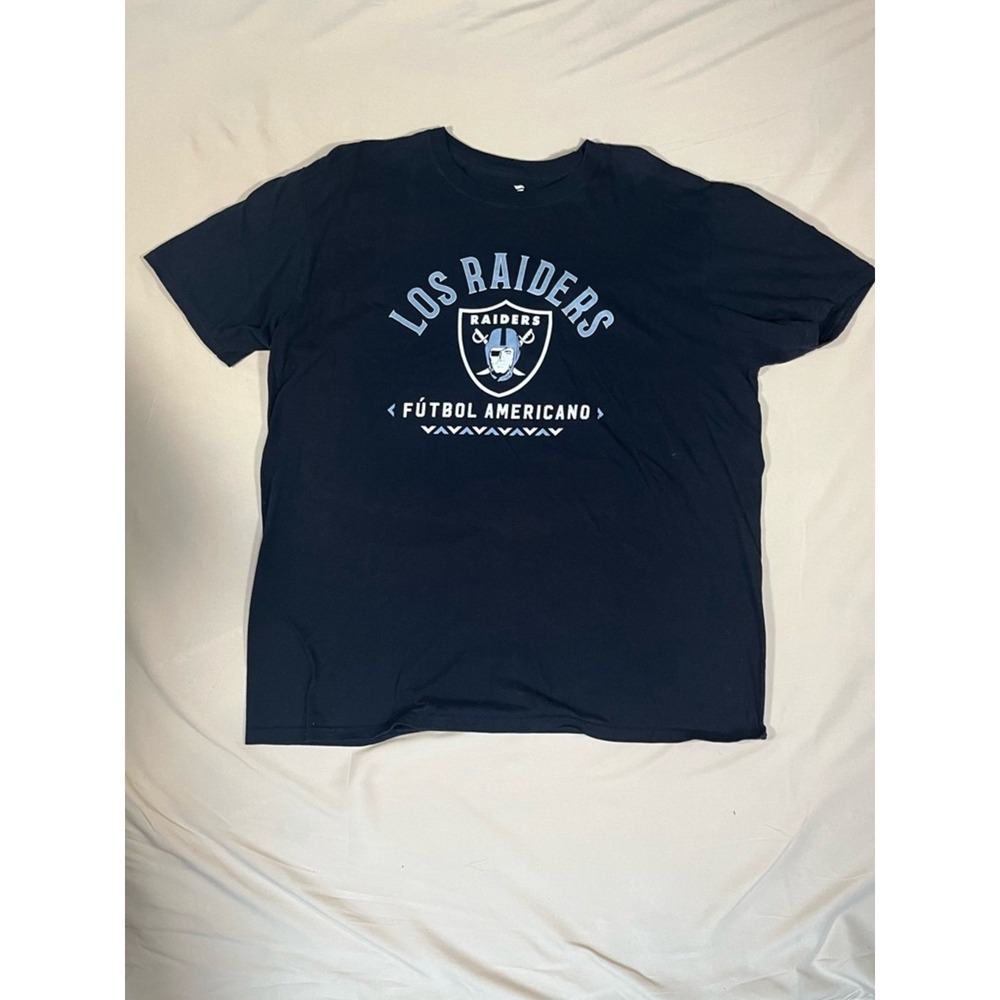 Fanatics Los Raiders Futbol Americano NFL T-Shirt Mens XL Black Graphic Tee